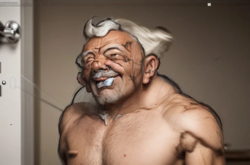 elderly man,pensioner,grandpa,old age,repairman,old man,elderly person,old human,b3d,old person,man talking on the phone,janitor,older person,hygiene,grandfather,shaving,man portraits,3d man,popeye,aging,Common,Common,Commercial
