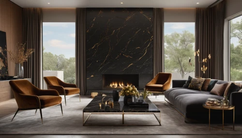 luxury home interior,modern decor,contemporary decor,interior modern design,modern living room,livingroom,apartment lounge,interior design,living room,sitting room,modern room,corten steel,great room,gold wall,chaise lounge,interior decoration,luxury property,3d rendering,interiors,bronze wall,Photography,General,Natural