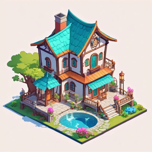 summer cottage,small house,pool house,little house,cottage,treasure house,houses clipart,apartment house,isometric,house by the water,house roofs,private house,housetop,house with lake,miniature house,crispy house,large home,house in the forest,house drawing,wishing well,Unique,3D,Isometric