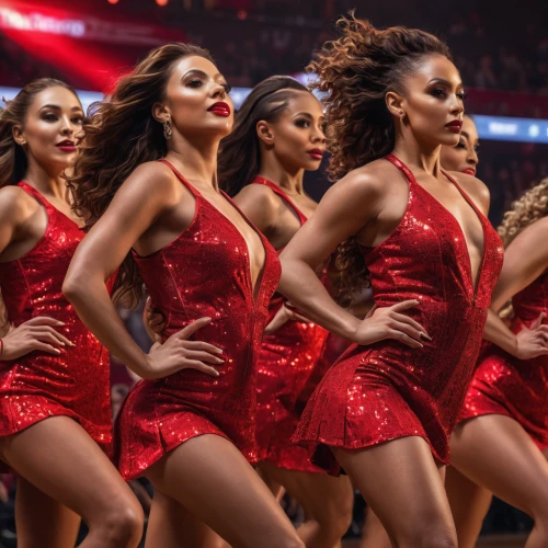 drill team,dancers,the sea of red,sports dance,red,beautiful african american women,choreography,gladiators,line dance,dance performance,girl group,pageantry,cheerleading uniform,latin dance,concert dance,showgirl,performers,go-go dancing,red banner,bulls,Photography,General,Natural