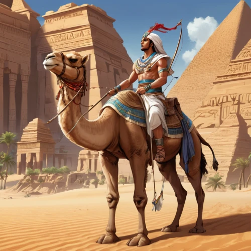 ancient egypt,pharaonic,egypt,khufu,pharaohs,ramses ii,ancient egyptian,dahshur,giza,egyptians,egyptian,male camel,karnak,the cairo,arabian,horus,pharaoh,dromedaries,desert background,ramses,Conceptual Art,Fantasy,Fantasy 27