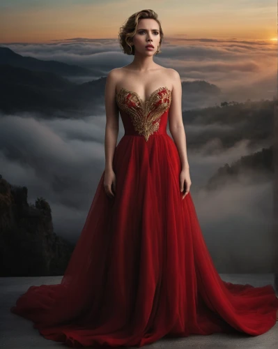 red gown,red cape,man in red dress,social,lady in red,girl in red dress,red dress,in red dress,ball gown,queen of hearts,evening dress,gown,celtic woman,scarlet witch,fantasy woman,celtic queen,red tunic,red,silk red,digital compositing,Photography,General,Natural