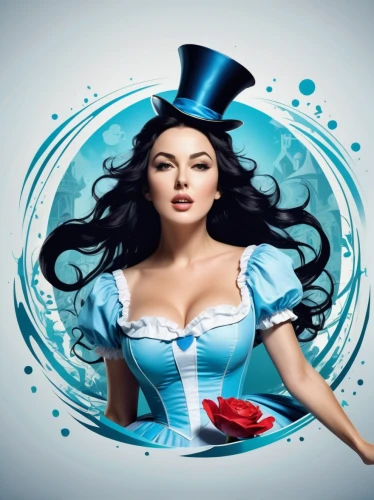 the sea maid,image manipulation,photoshop manipulation,fairy tale character,water rose,miss circassian,fashion vector,fantasy woman,cryptocoin,horoscope libra,alice in wonderland,alice,crinoline,blue enchantress,web banner,mazarine blue,miss vietnam,blue butterfly background,barmaid,fashion illustration,Unique,Design,Logo Design