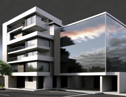 3d rendering,render,modern house,modern architecture,apartment building,appartment building,apartments,apartment block,modern building,condominium,arhitecture,exterior decoration,residential house,apartment house,stucco frame,block balcony,new housing development,cubic house,frame house,residential building