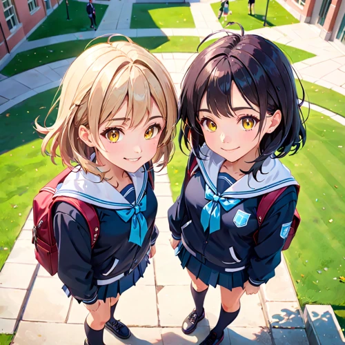 darjeeling,school uniform,two girls,tsumugi kotobuki k-on,school children,school clothes,school start,apple pair,uniforms,citrus,students,school items,twin flowers,schoolgirl,euphonium,uniform,school skirt,kawaii children,in pairs,hand in hand,Anime,Anime,General