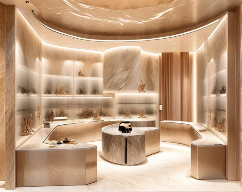 luxury bathroom,gold bar shop,beauty room,jewelry store,soap shop,shower bar,salt bar,gold shop,jewelry（architecture）,brandy shop,crystal therapy,pantry,vitrine,boutique,interior design,luxury accessories,cosmetics counter,spa items,cartier,bathroom cabinet