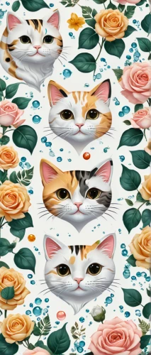 seamless pattern,seamless pattern repeat,background pattern,roses pattern,wrapping paper,tablecloth,flowers pattern,cupcake pattern,gift wrapping paper,japanese floral background,memphis pattern,japanese pattern,fabric design,kimono fabric,calico cat,japan pattern,duvet cover,retro pattern,macaron pattern,floral pattern paper,Conceptual Art,Fantasy,Fantasy 23