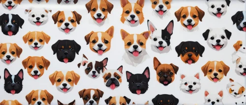 seamless pattern,seamless pattern repeat,background pattern,basset hound,corgis,vector pattern,canines,memphis pattern,american foxhound,welsh springer spaniel,repeating pattern,english foxhound,bloodhound,wrapping paper,shower curtain,tessellation,animal faces,beagle,king charles spaniel,animal stickers,Conceptual Art,Fantasy,Fantasy 32