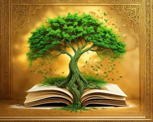 green tree,flourishing tree,celtic tree,tree of life,magic tree,magic book,cardstock tree,gold foil tree of life,the branches of the tree,book gift,sapling,spiral book,open book,book pages,library book,turn the page,read a book,book antique,books,publish a book online,Common,Common,Commercial