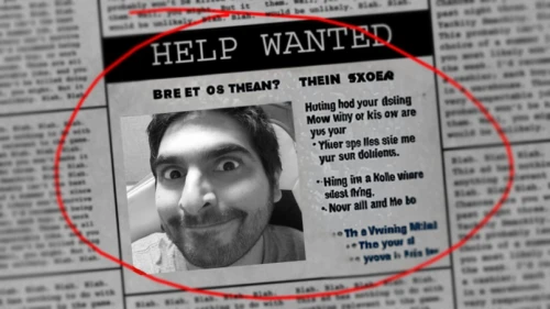 wanted,newspaper role,seeks,old newsletter,hiring,reading newspapaer,job offer,journalist,media concept poster,alert,is missing,jim's background,commercial newspaper,mystery man,newspaper advertisements,newspaper article,beta,looking for a job,the community manager,plead call upon for help