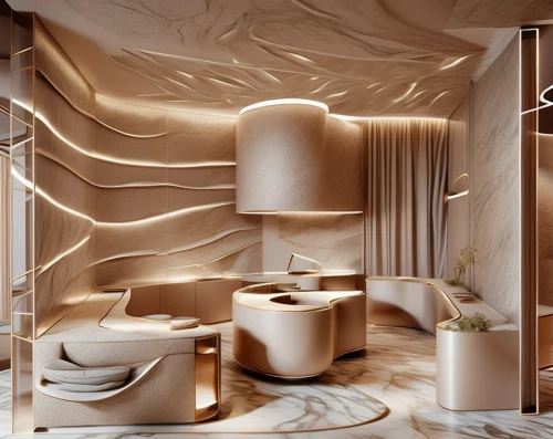 luxury bathroom,interior design,beauty room,interior decoration,interior modern design,gold wall,interiors,wall plaster,room divider,modern decor,luxury home interior,interior decor,3d rendering,contemporary decor,luxury hotel,abstract gold embossed,jewelry（architecture）,gold foil shapes,gold lacquer,art deco