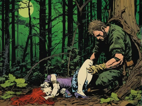 woodsman,wolfman,boy and dog,wolf down,human and animal,hunting dogs,wolf hunting,farmer in the woods,dog poison plant,bushcraft,foragers,animal training,ninebark,cover,forager,huntress,thewalkingdead,companion dog,drover,puppy pet,Illustration,American Style,American Style 06