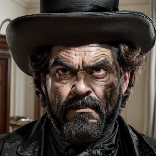 deadwood,chimney sweep,basler fasnacht,black pete,chimney sweeper,count,guy fawkes,black hat,western film,stovepipe hat,drover,two face,merle black,john day,fiddler,ironweed,lincoln,lincoln blackwood,comedy tragedy masks,tyrion lannister