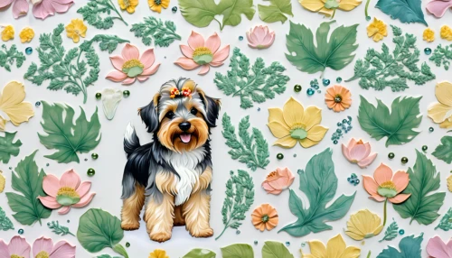 floral background,watercolor floral background,floral digital background,seamless pattern,seamless pattern repeat,floral scrapbook paper,background pattern,tulip background,otterhound,japanese floral background,bearded collie,tibetan terrier,dog illustration,watercolor dog,floral border paper,flower fabric,vintage wallpaper,floral pattern paper,spring leaf background,flower background,Conceptual Art,Fantasy,Fantasy 24