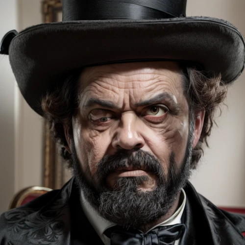 deadwood,count,tyrion lannister,cholado,film actor,dracula,king lear,two face,jack rose,actor,ringmaster,athos,jack,ironweed,guy fawkes,john day,basler fasnacht,hatter,christmas carol,hamelin