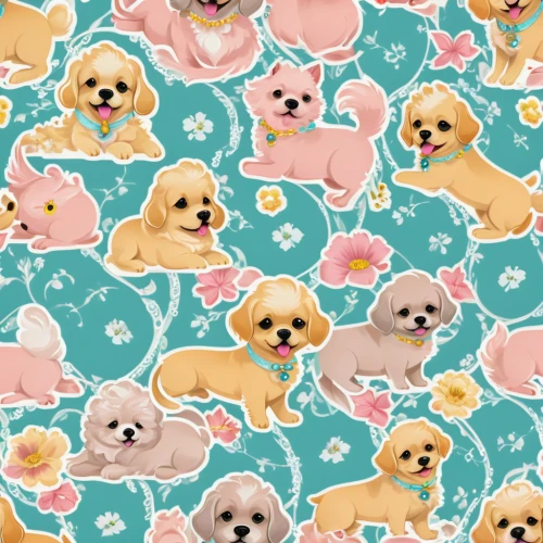 seamless pattern,seamless pattern repeat,dog digital paper,dogs digital paper,floral background,wood daisy background,floral digital background,background pattern,flowers pattern,paisley digital background,macaron pattern,japanese floral background,candy pattern,pink floral background,kawaii animal patch,cupcake background,clover pattern,paper flower background,flower background,bandana background,Conceptual Art,Fantasy,Fantasy 24