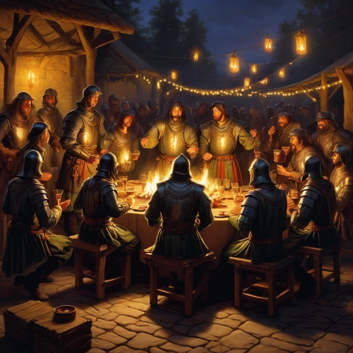 holy supper,christ feast,last supper,candle light dinner,nativity of christ,nativity of jesus,candlemas,advent market,fourth advent,long table,dinner party,biblical narrative characters,germanic tribes,wise men,massively multiplayer online role-playing game,third advent,the occasion of christmas,the first sunday of advent,game illustration,family gathering,Conceptual Art,Fantasy,Fantasy 28