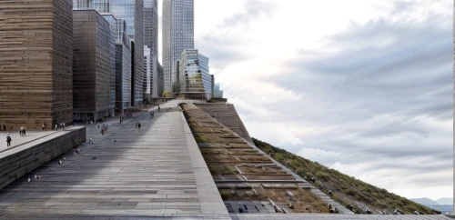 barangaroo,hudson yards,highline,highline trail,princes pier,skyscapers,landscape design sydney,wooden pier,the east bank from the west bank,inlet place,board walk,landscape designers sydney,foreshore,east pier,costanera center,quay wall,pier 14,boardwalk,walkway,coastal protection,Architecture,Large Public Buildings,Modern,Elemental Architecture