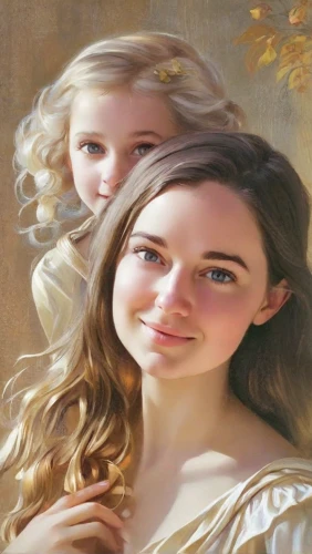 oil painting,mystical portrait of a girl,oil painting on canvas,fantasy portrait,young women,two girls,celtic woman,romantic portrait,the girl's face,portrait background,photo painting,custom portrait,girl portrait,young girl,mary-gold,portrait of a girl,art painting,young couple,young woman,little girl and mother