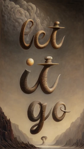 mantra om,ego,let go,let it be,tetragramaton,g-clef,esoteric,clef,cd cover,fête,kyi-leo,f-clef,letters,elo,et,esoteric symbol,eq,zodiac sign leo,lift up,typography,Calligraphy,Painting,Mythicism