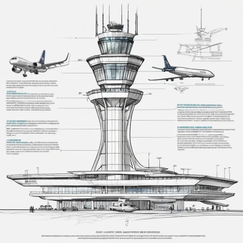 control tower,aircraft construction,air transportation,futuristic architecture,air traffic,air transport,aviation,wide-body aircraft,aerospace engineering,international towers,blueprint,airspace,architecture,technical drawing,aerospace manufacturer,building structure,industrial design,kirrarchitecture,arhitecture,arq,Unique,Design,Infographics