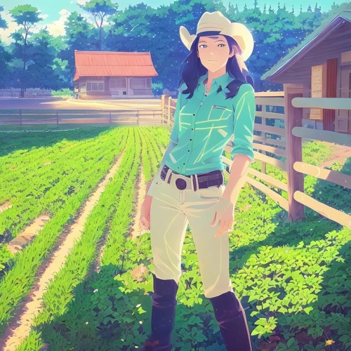 farm girl,countrygirl,farmer,farming,daikon,farm background,country dress,agricultural,sweet potato farming,yamada's rice fields,country style,potato field,country potatoes,farm,picking vegetables in early spring,cowgirl,in the field,organic farm,farmer's salad,vegetable field,Common,Common,Japanese Manga