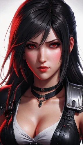 female warrior,lara,harley,katana,renegade,croft,massively multiplayer online role-playing game,swordswoman,bad girl,portrait background,huntress,goth woman,fire red eyes,elza,vampire woman,hard woman,femme fatale,background images,kali,game illustration,Conceptual Art,Fantasy,Fantasy 17