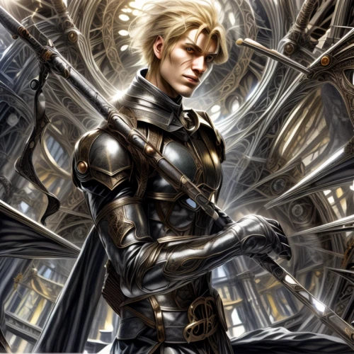 the archangel,archangel,fullmetal alchemist edward elric,corvin,sci fiction illustration,templar,male elf,joan of arc,armored,heroic fantasy,priest,biomechanical,paladin,god of thunder,alaunt,gara,archer,uriel,crusader,mercy