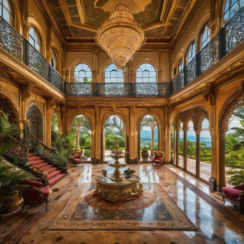 marble palace,mansion,conservatory,emirates palace hotel,ornate room,luxury property,luxury home interior,hotel lobby,ballroom,luxury real estate,gaylord palms hotel,billiard room,luxury hotel,royal interior,breakfast room,persian architecture,crown palace,floor fountain,dragon palace hotel,luxury home,Photography,General,Natural