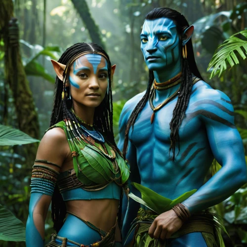 avatar,sustainability icons,bodypaint,couple goal,beautiful couple,ancient people,casal,bodypainting,vilgalys and moncalvo,blu ray,body painting,mother and father,marvel of peru,guards of the canyon,blue enchantress,pachamama,mom and dad,lindos,aladha,cosplay image,Photography,General,Natural