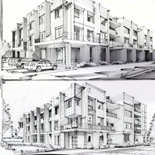 facade panels,kirrarchitecture,year of construction 1954 – 1962,block of flats,facade painting,apartments,habitat 67,renovation,year of construction 1937 to 1952,model years 1958 to 1967,famagusta,apartment buildings,building construction,year of construction 1972-1980,brutalist architecture,appartment building,facade insulation,ludwig erhard haus,multi-storey,panels,Design Sketch,Design Sketch,Pencil Line Art