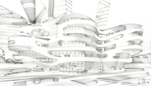 futuristic architecture,wireframe graphics,kirrarchitecture,wireframe,honeycomb structure,building honeycomb,multi-story structure,solar cell base,arhitecture,architect plan,multistoreyed,urban development,archidaily,urban design,school design,architect,3d rendering,circular staircase,architecture,sky space concept,Design Sketch,Design Sketch,Pencil Line Art