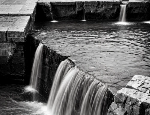 water flow,water flowing,water wall,flowing water,water channel,water stairs,sluice,hydroelectricity,running water,water feature,water and stone,wastewater,water power,water fall,fountain pond,water scape,a small waterfall,cascading,waterfall,wastewater treatment