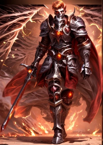 archangel,the archangel,god of thunder,dane axe,crusader,centurion,cleanup,fantasy warrior,magma,fire background,dodge warlock,aaa,dragon slayer,templar,red super hero,wall,heroic fantasy,iron mask hero,inferno,vladimir