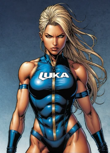 ronda,muscle woman,female warrior,hard woman,super heroine,strong woman,ursa,lira,lady honor,symetra,lena,strong women,female swimmer,marvel comics,sprint woman,body-building,head woman,comic character,lex,barb wire,Illustration,American Style,American Style 02
