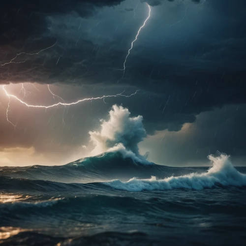 sea storm,nature's wrath,poseidon,ocean background,stormy sea,god of the sea,force of nature,storm,the storm of the invasion,strom,tidal wave,thunderstorm,tsunami,full hd wallpaper,the wind from the sea,storm surge,ocean,photo manipulation,lightning storm,sea,Photography,General,Cinematic