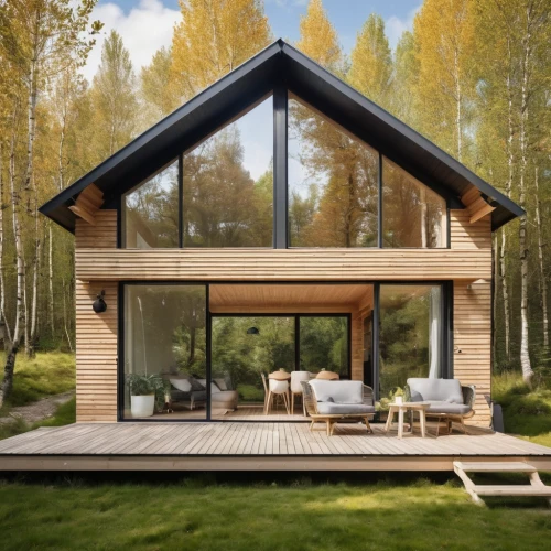 timber house,small cabin,inverted cottage,wooden house,wooden decking,scandinavian style,summer house,cubic house,frame house,summer cottage,folding roof,the cabin in the mountains,log cabin,wooden sauna,house in the forest,wooden hut,american aspen,log home,house shape,wooden roof,Photography,General,Natural