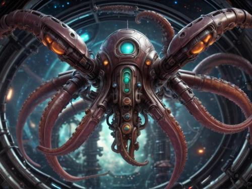 octopus,cuthulu,kraken,calamari,nautilus,cephalopod,giant squid,apiarium,portal,octopus tentacles,auqarium,fun octopus,silver octopus,argus,cog,cephalopods,tentacles,aquanaut,district 9,squid game card