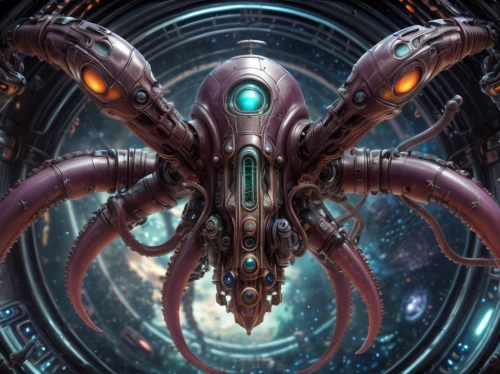 sci fiction illustration,nautilus,scifi,cuthulu,sci fi,ophiuchus,wormhole,cybernetics,sci - fi,sci-fi,binary system,cg artwork,ringed-worm,argus,science fiction,carrack,apiarium,auqarium,orbital,federation