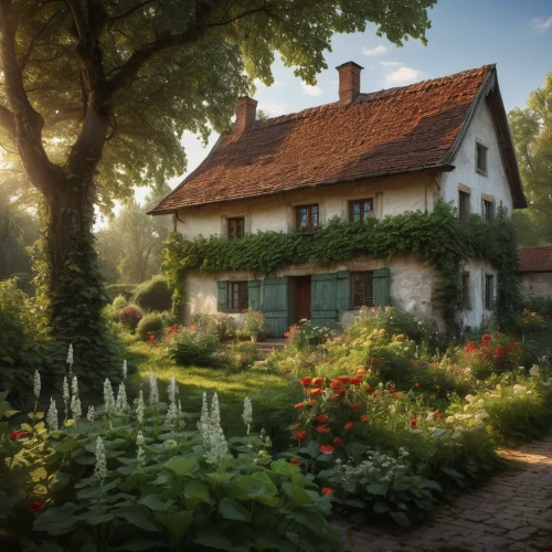 country cottage,cottage garden,summer cottage,home landscape,country house,little house,cottage,farm house,farmhouse,house in the forest,beautiful home,danish house,ancient house,small house,country estate,traditional house,witch's house,farmstead,miniature house,old house,Photography,General,Natural