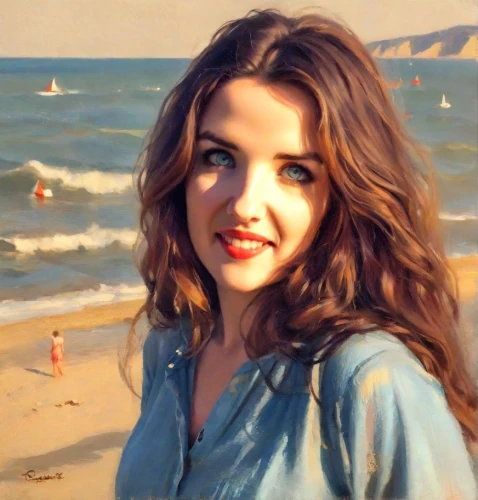 beach background,photo painting,oil painting,digital painting,girl-in-pop-art,oil painting on canvas,world digital painting,italian painter,girl on the dune,oil paint,oil on canvas,art painting,painterly,blue sea,watercolor painting,painting,on the beach,romantic portrait,beach scenery,colored pencil background