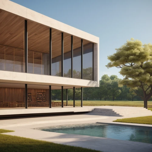 mid century house,3d rendering,modern house,mid century modern,dunes house,modern architecture,pool house,render,contemporary,archidaily,luxury property,holiday villa,house drawing,cubic house,corten steel,smart house,residential house,luxury home,timber house,3d render,Illustration,Vector,Vector 03