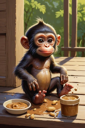 chimpanzee,monkey island,common chimpanzee,monkeys band,capuchin,baby monkey,monkey,game illustration,crab-eating macaque,tufted capuchin,chimp,the monkey,macaque,monkey banana,primate,white-fronted capuchin,barbary monkey,monkeys,cheeky monkey,anthropomorphized animals,Conceptual Art,Fantasy,Fantasy 09