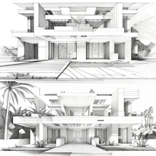 garden elevation,brutalist architecture,kirrarchitecture,architect plan,multi-story structure,house drawing,archidaily,multi-storey,arhitecture,architecture,arq,school design,pan pacific hotel,orthographic,futuristic architecture,hotel riviera,renovation,facades,tropical house,residential house,Design Sketch,Design Sketch,Pencil Line Art