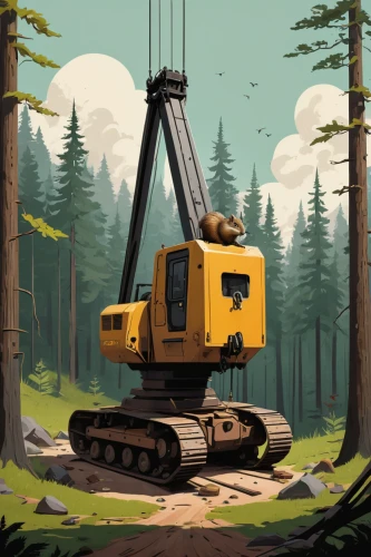 logging truck,heavy machinery,excavator,two-way excavator,heavy equipment,log truck,logging,mining excavator,construction machine,excavators,bulldozer,volvo ec,digging equipment,construction equipment,construction vehicle,yellow machinery,rope excavator,backhoe,yellow fir,heavy construction,Conceptual Art,Fantasy,Fantasy 09