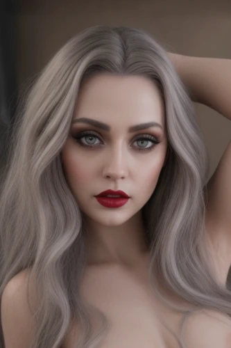 artificial hair integrations,female doll,cosmetic brush,realdoll,sex doll,natural cosmetic,vampire woman,female model,fashion doll,gray color,fashion dolls,cosmetic,painter doll,model doll,vampire lady,lace wig,doll's facial features,artist doll,smooth hair,portrait background