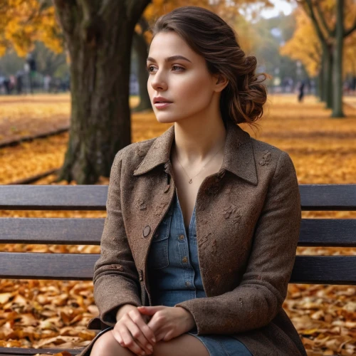 woman sitting,girl sitting,autumn background,depressed woman,autumn icon,woman thinking,autumn in the park,autumn photo session,autumnal,autumn mood,park bench,in the fall,thoughtful,fall,pensive,in the autumn,just autumn,the autumn,contemplative,autumn,Photography,General,Natural
