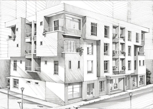 kirrarchitecture,house drawing,apartment building,apartments,an apartment,condominium,apartment buildings,apartment block,block of flats,orthographic,building construction,high-rise building,line drawing,technical drawing,architect plan,apartment house,balconies,multi-storey,housing,housebuilding,Design Sketch,Design Sketch,Fine Line Art