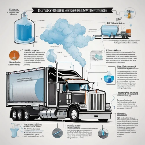 exhaust gases,greenhouse gas emissions,commercial exhaust,methane concentration,environmental pollution,truck engine,peterbilt,refrigerant,diesel fuel,diesel scandal,tank truck,internal-combustion engine,industrial smoke,freight transport,natural gas,energy transition,carbon footprint,automotive fuel system,supply chain,carbon emission,Unique,Design,Infographics