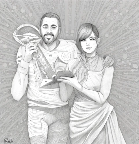 wedding icons,man and wife,the ball,coffee tea illustration,holding cup,romantic portrait,wedding couple,camera illustration,wife and husband,markler,tambourine,husband and wife,custom portrait,crystal ball,lotus art drawing,hands holding plate,fan art,armillar ball,pita,digital drawing,Design Sketch,Design Sketch,Character Sketch